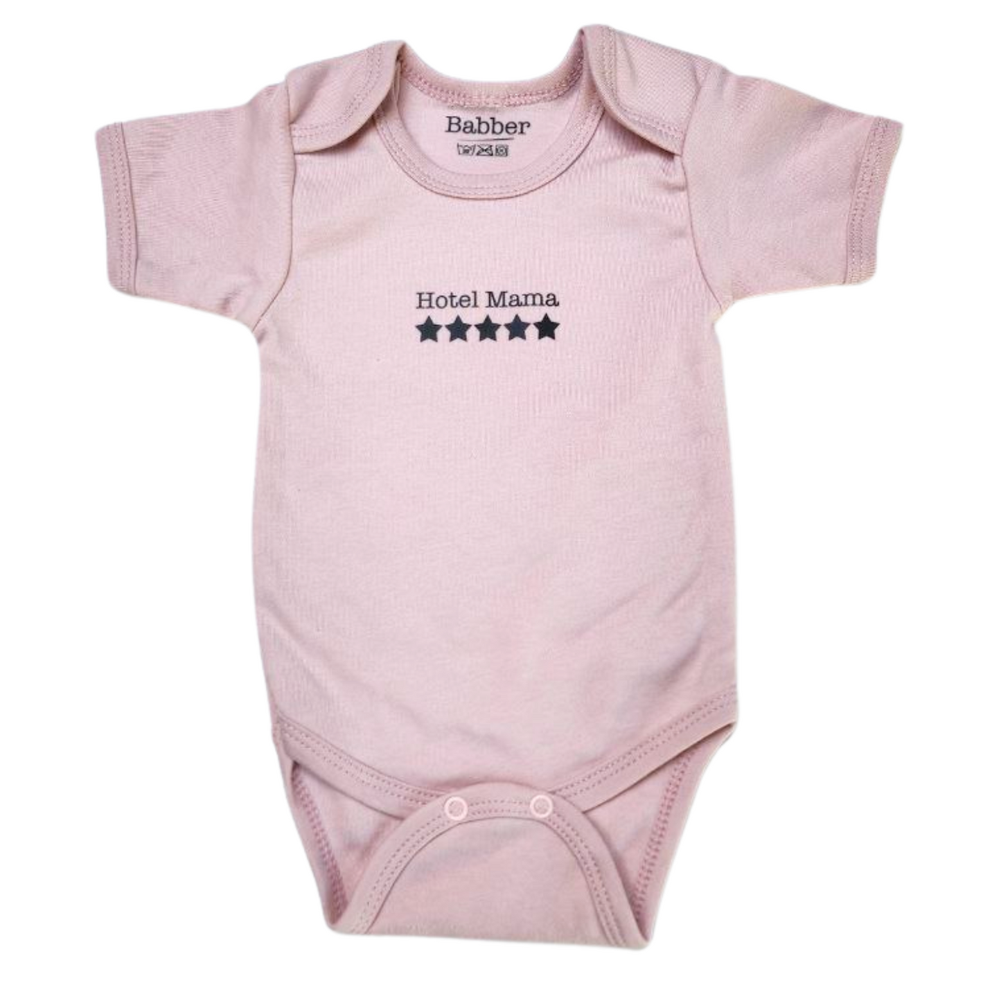 Lichtroze body voor baby's en peuters. Leuk om als kraamcadeau te geven of als moederdagcadeau aan mama's van jonge kindjes.