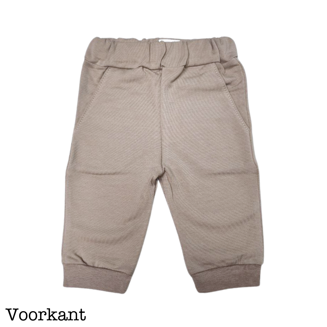 Neutraal beige broek voor baby's en peuters