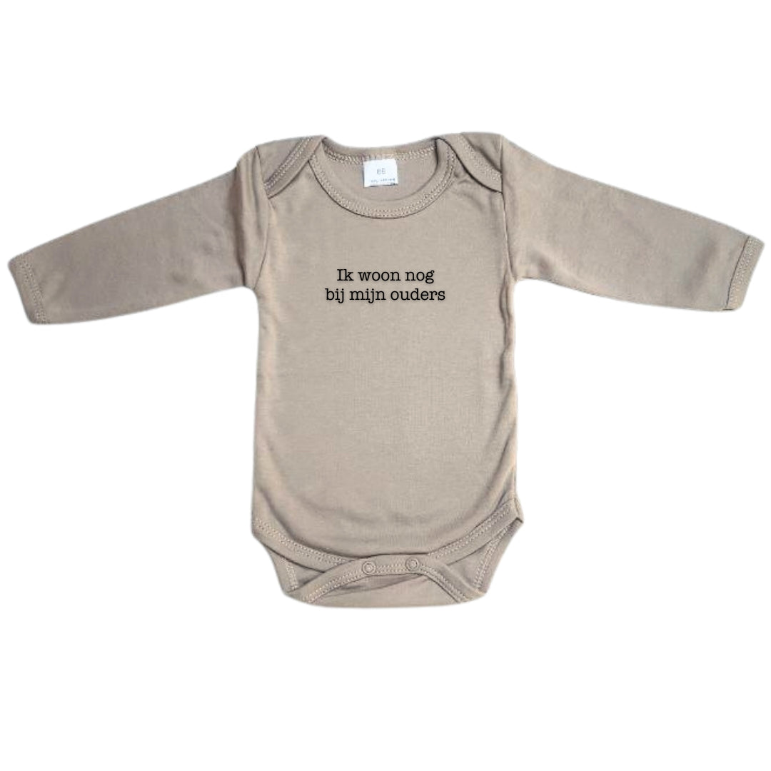 Body 'Ik woon nog bij mijn ouders' - Lange mouwen