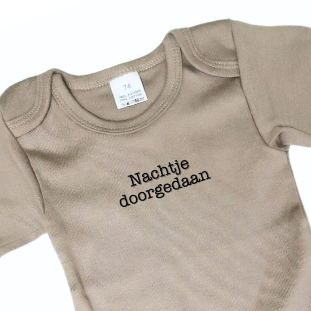 Body 'Nachtje doorgedaan' - Lange mouwen