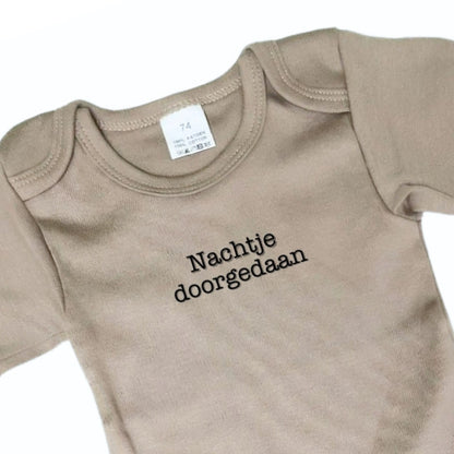 Body 'Nachtje doorgedaan' - Lange mouwen